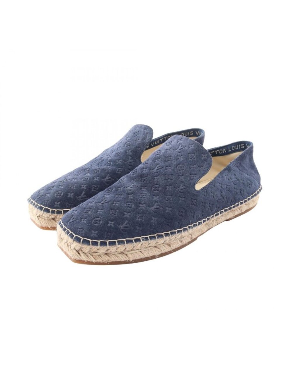 Louis Vuitton Vidar Line Monogram Embossed Espadrille CL Suede